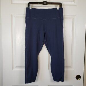 Athleta Black Ultimate Stash Pocket 7/8 Tight Leggings Size L Petite Athletic